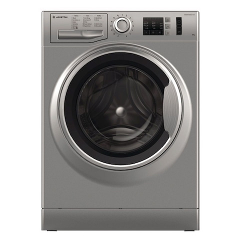 Ariston Front Load Automatic Washing Machine - 8 KG - Silver - NM10823SSEX
