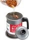 Oil Keeper Storage Can with Stainless Steel Fine Strainer for Kitchen Cooking