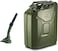 RACO Gasoline Metal Jerry Can for Petrol/Diesel/Water with Flexible Metal Spout Green Made in Taiwan (20 L)