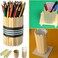 AmigozZ Natural Wooden Ice Cream Sticks Popsicle Sticks &amp; Spoon : 100 Pcs