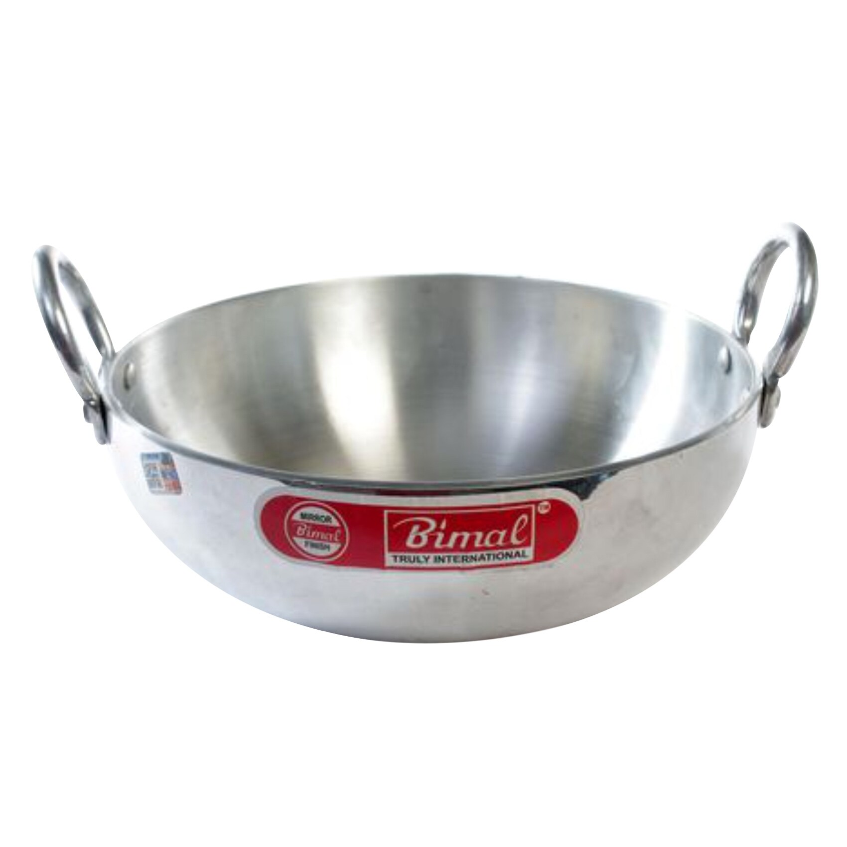 Buy Bimal Aluminium Karahi With Handle 28.5Cm Silver Online | Carrefour ...