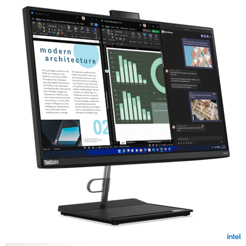 Lenovo ThinkCentre neo 30a 24 Intel&reg; Core&trade; i5-12450H Processor 8GB SO-DIMM DDR4-3200 256GB SSD Integrated Intel&reg; UHD Graphics DOS