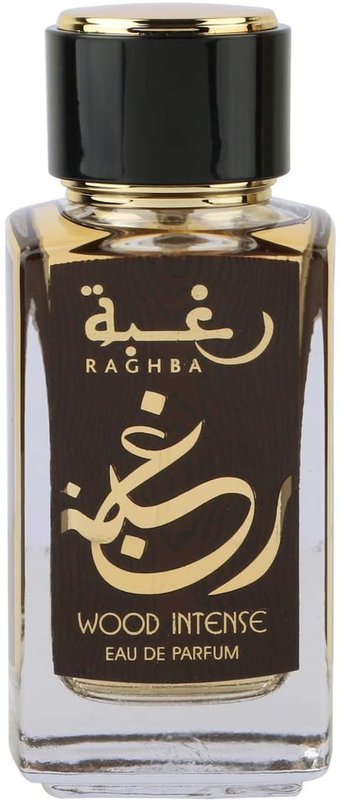 Lattafa Raghba Wood Intense Eau De Parfum For Unisex, 100 ml