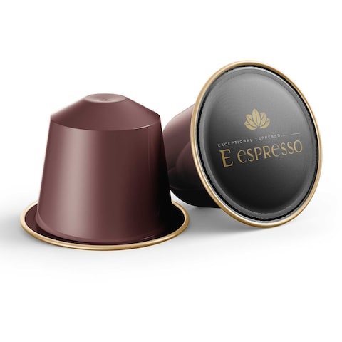 E espresso Chocolate Coffee Capsules - 10 Capsulas