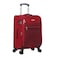 Giordano PVC 4 Wheel Soft Trolley Bag 61cm Red