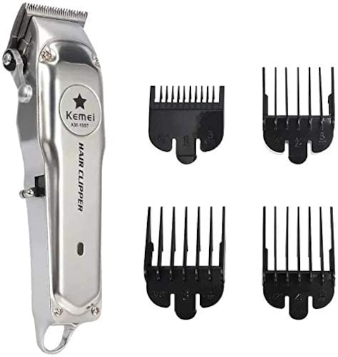 Kemei Km-1997 All-Metal Professional Hair Clipper Electric Cordless Hair Trimmer For Men Hair Cutter Hair Cutting Machine Barber
