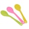 RoyalFord 12pcs Boutique Spoon, Premium Quality Plastic Spoon, RF11129 Nonstick Kitchen Spoons for Mixing, Eating, Jam, Honey, Coffee Food Grade Spoon for Home, Kitchen, or Restaurant, Multicolor