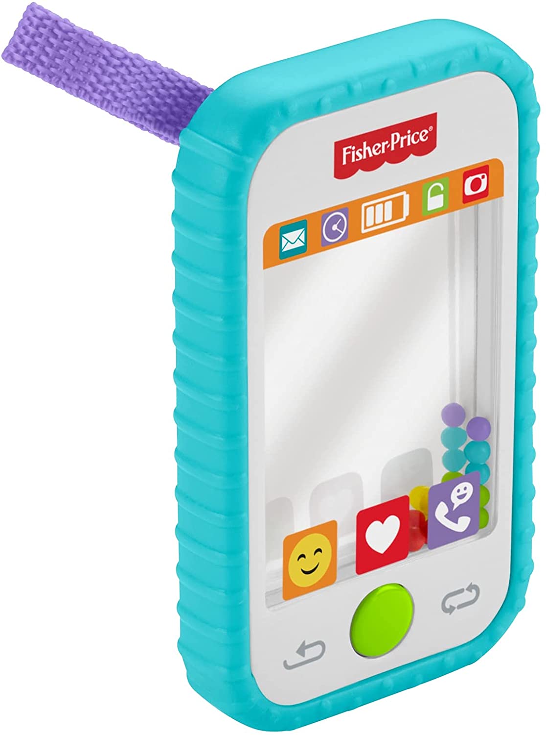 Buy Fisher-Price Selfie Fun Phone, Baby Rattle, Mirror And Teething Toy ...