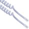 DKURVE&reg; Long Telephone Phone Handset Cable Cord Landline 9Ft Uncoiled / 1.8Ft Coiled Landline Phone Handset Cable RJ9 4P4C Telephone Accessory (WHITE, 1-PACK)