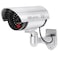 KKmoon-Simulation Gun Bullet CCTV Camera Fake Dummy Rainproof Security System with LED light for Indoor Outdoor Use