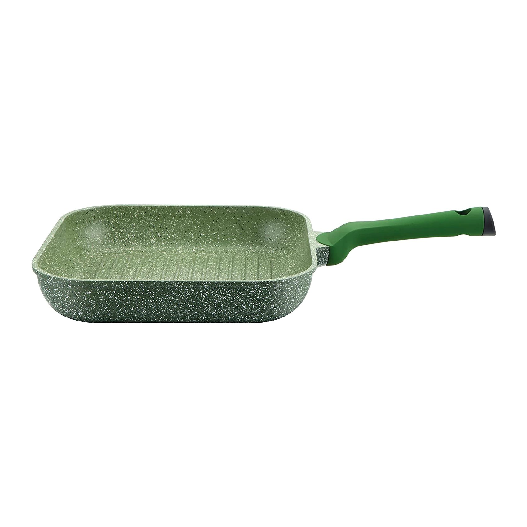 Prestige Essentials Granite Square Grill Pan Green 28cm