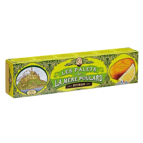 La Mere Poulard French Lemon Shortbreads Cookies 125g