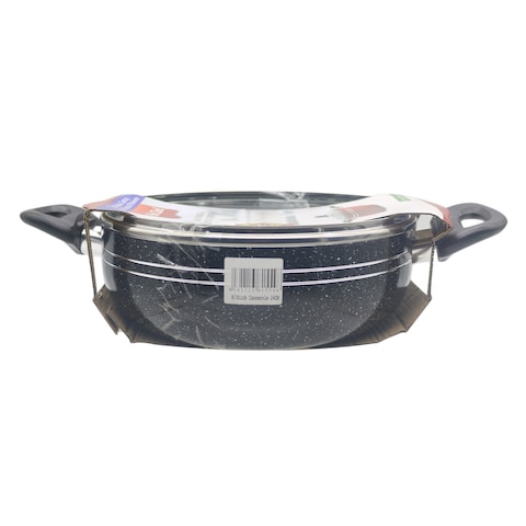 HotChef Marble Coating Casserole 24cm