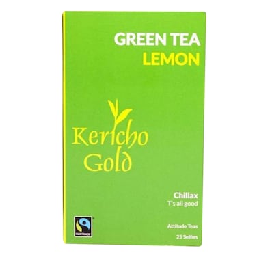 Kericho Gold Lemon Green Tea Bags 25 Pieces