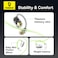 Baseus Eli Sport 1 Open Ear Air conduction Earphones Bluetooth 5.3 Wireless Earbuds With Earhooks 30H Battery Life IPX4 Waterproof Immersive Stereo Sound Headphone For Gym/Running And Many More Green