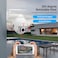 Generic-PTZ WiFi Camera Outdoor 1080P IP Security Camera Pan Tilt 4X Optical Zoom   Dome Surveillance Monitor Two-Way Audio Motion Detection Night Vision Waterproof CCTV Camera