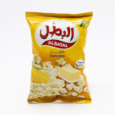 Al Batal Butter Popcorn, Air Popped 23g