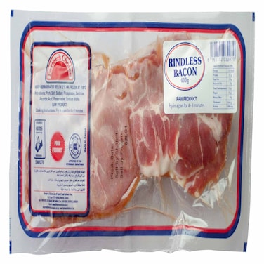 Farmers Choice Rindless Bacon 400 gr