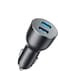 Anker Car Charger, 36W Metal Dual USB Car Charger Adapter, PowerDrive III 2-Port 36W Alloy For Galaxy S20/ S20+/ S10/ S10e/ S10+, iPhone 11/11 Pro/ 11 Pro Max/XR, iPad Pro