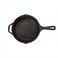 AYDA - Pre-Seasoned Cast Iron Skillet - Black - 26 cm