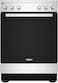 Whirlpool 60cm Freestanding Electric Cooker With 4 Radiant Plates, Inox, WS68V8KHX