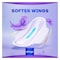 Always All in one Ultra Thin Night Sanitray Pads With Wings 12 Count