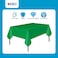 Markq Plastic Tablecloth for Rectangle Table 54" x 72" Disposable Table Cover for Bridal Shower Wedding Birthday Party Decorations (Emerald Green)