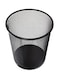 Generic Metal Mesh Waste Bin Black 7.5X9X10.6Inch