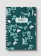 Lowha Spiral Notebook With 60 Sheets And Hard Paper Covers With Peas Seamless Design, For Jotting Notes And Reminders, For Work, University, School