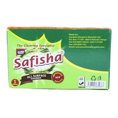 Safisha All Surface Sponge Scrub 1 Pack