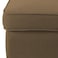 In House Chair Footstool Linen With Elegant Design - Brown - E3