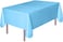 Markq Plastic Tablecloth for Rectangle Table 54&quot; x 72&quot; Disposable Table Cover for Bridal Shower Wedding Birthday Party Decorations (Blue)