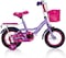 Vego Alexa Kids Bike 12 Inch With Rear Sidewheels, Purple