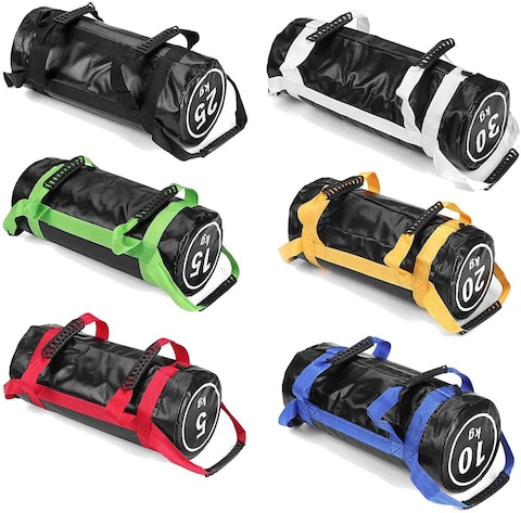 ULTIMAX Power Bag Weight Training Bag Sandbag Weight Training Power Bag with Handles &amp; Zipper Weight Adjustable Fitness Powerbag, Weight Lifting, Powerlifting Workout-10KG