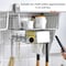 COZY NEST Hanging Shelf Storage Kitchen Organizer Basket,Under Cabinet Slide-in Wire Rack With 8-Hooks For Towels/Knives/Key/Cups/Tissue for Laundry,Room
