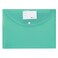 Atlas Document Bag Green With Card And Button