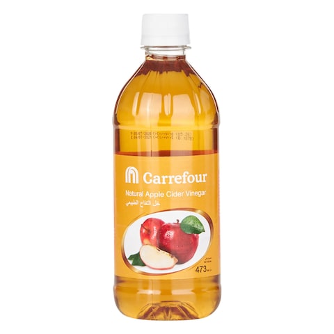 Buy Carrefour Natural Apple Flavour Cider Vinegar 473ml in Saudi Arabia