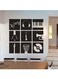 Spoil Your Wall Music Wall Decals Black 100x100cm