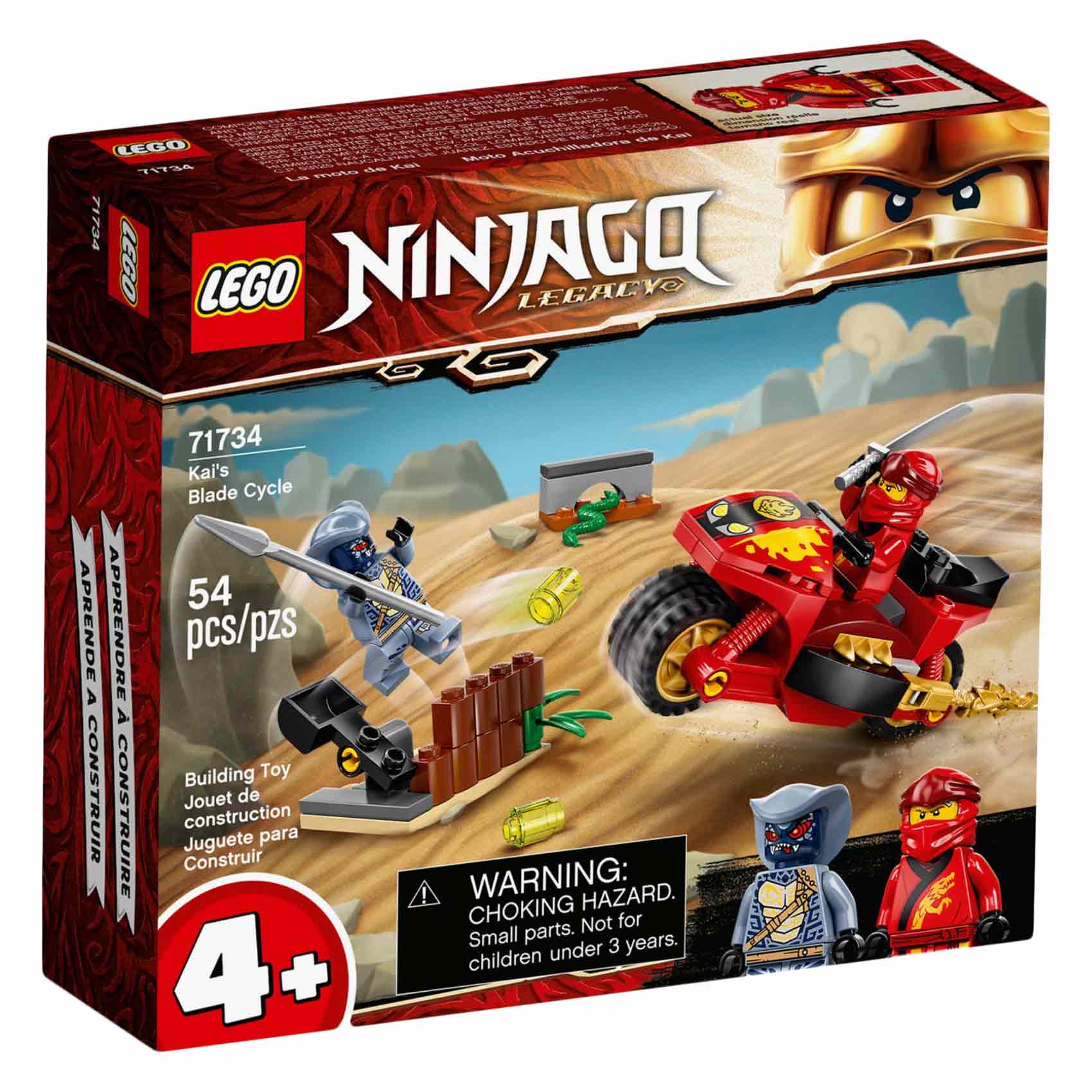 Buy Lego 71734 Ninjago Legacy Kai’s Blade Cycle Playset