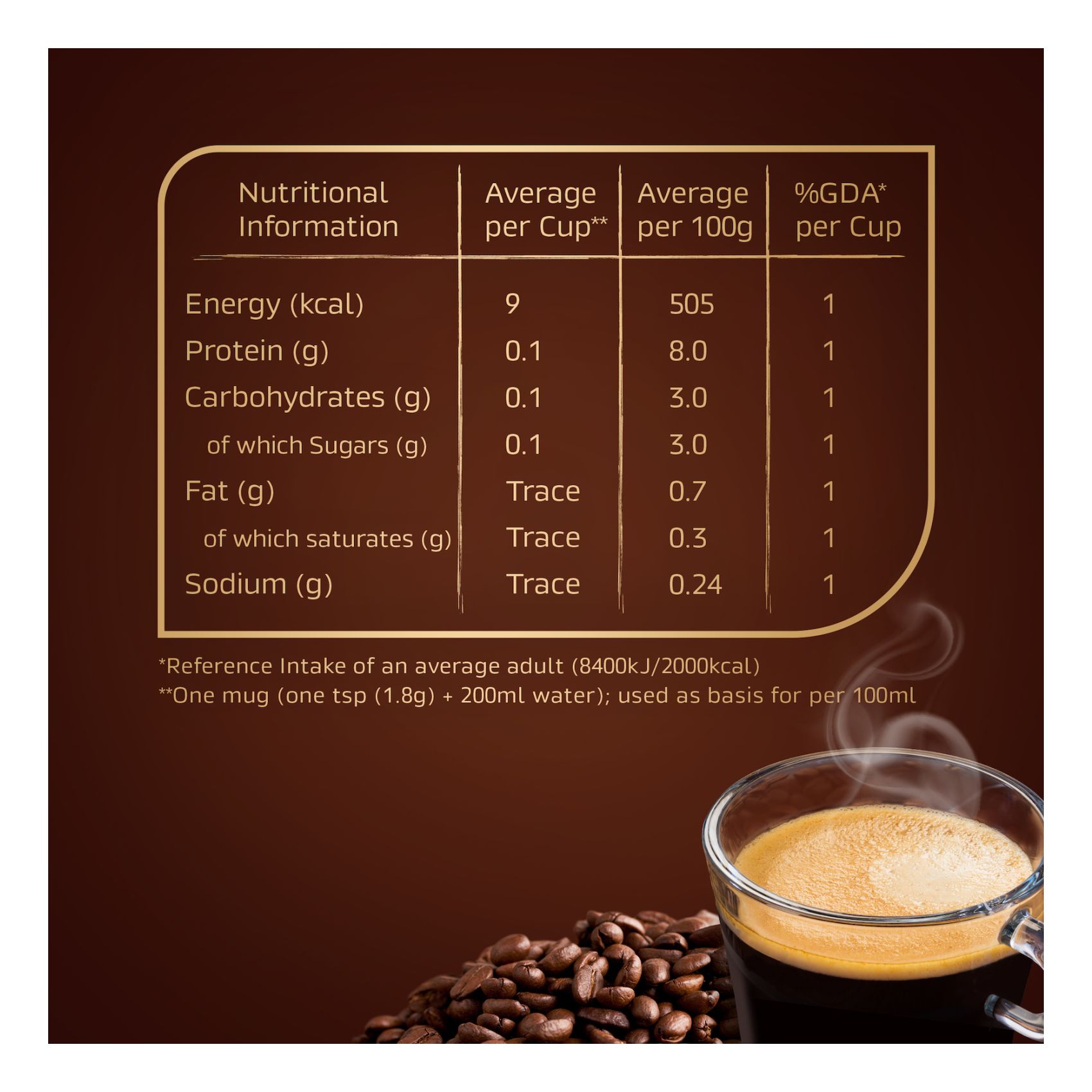 Nescafe Gold Organic Instant Coffee 100g