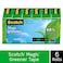 Generic Scotch Magic Greener Tape, 6 Rolls, Numerous Applications, Invisible, Engineered For Repairing, 3/4 X 900 Inches, Boxed (812-6P)
