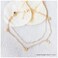 Aiwanto Simple Double Layer Anklet Ankle Chain Simple Anklets Gift