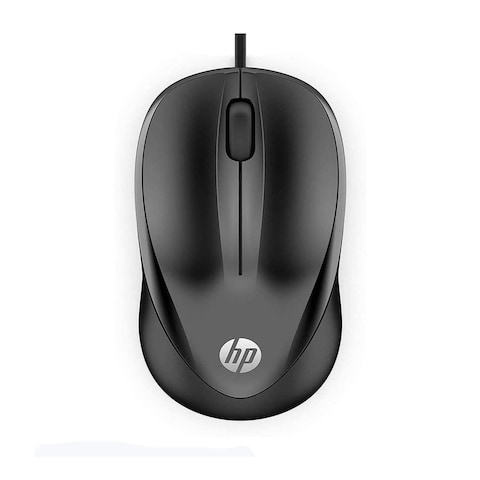 HP 1000 - 4QM14AA Wired Mouse - Black