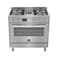 Bertazzoni Multi-Function Electric And Gas Oven Silver PRO905MFELXE