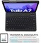 Ntech Keyboard Case Compatible Samsung Galaxy Tab A7 (Qwerty), For Samsung Galaxy Tab A7 Keyboard, Keyboard Case With Detachable Wireless Keyboard For Samsung Galaxy Tab A7 T505/T500 10.4 2020, Black