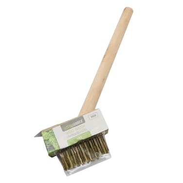 Pro Garden Weed Brush With Pole 36cm