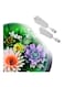 Generic 11-Piece 3D Floral Syringe Set Silver 120x25x25mm