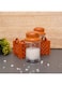 Delcasa Salt And Pepper Set Clear/Brown