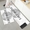 2 PCS Set Large Kitchen Mats With Thick Non Slip Bottom For Kitchen Floor With Beautiful Design (50×80CM And 50×160CM)