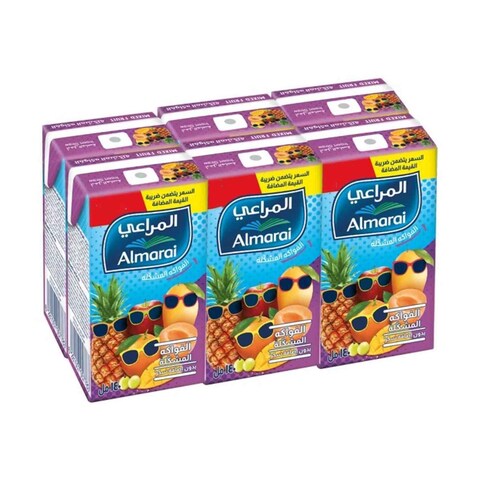 Almarai Mixed Fruit Juice 140ml Pack of 6